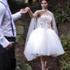 abiti da sposa corti di tutu