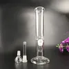 10,2 pouces tube droit verre eau bongs narguilés énorme base 18 joint dab plate-forme pour accessoires de fumer