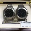 Version Okto 102856 Automatische Herren Watch Silver Case Blue Dial Edelstahlband 41mm Gents Neues Datum Uhren Perfect Gift3467