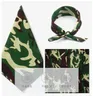 2020 New Soft Cotton Camo Head Bandanas New Style Camouflage Multpurposei Square Towel For Men And Women M011C