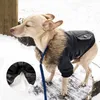 Casacos de cachorro de couro À Prova D 'Água Pet Dog Inverno Quente Casacos Filhote de Tempo Frio T200710