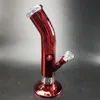 9,8 tum glas vatten bongs ljus färg oljebrännare dap rigg 14mm fog för chicha shisha