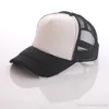 Designer Trucker Pet 5 Panelen Leeg Mesh Baseball Caps Verstelbare Zomer Sport Zonnehoed voor Mannen Vrouwen