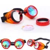 CFGOGGLE Halloween Caleidoscopio Occhiali colorati Steampunk Donna Occhiali retrò Uomo Party EDM Occhiali da sole Lente diffratta3094552