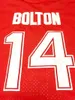 私たちからの船＃wildcats 14 Troy Bolton Basketball Jersey高校大学ジャージメンズヴィンテージステッチレッドサイズS-XXXL