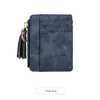 Women RFID Blocking PU Leather Wallet Card Holder Organizer Girls Small Cute Coin Purse with ID Window