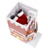 クリスマスの電気登山煙突サンタクロースのおもちゃの赤ちゃん子供の電子おもちゃ音楽クリスマスの装飾ギフトGGA2995-1