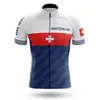 2024 Schweiz Cycling Jersey Short Sleeve Mountain Ciclismo Topps Motorcykel MTB Kläder C505