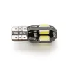 Bil Vit T10 Interiör Led Canbus 8SMD Bil Dome Map Side Door Courtesy Licensplatta Trunk Lights 194 168 W5W 2825 Sockets 12V