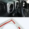 Accessori per la decorazione del rivestimento del cruscotto dell'auto ABS per Suzuki Jimny 2019 UP Accessori per interni auto per lo styling dell'auto