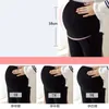 Moderskap bottnar kvinnor graviditet kläder jeans svarta byxor för gravida kläder vårdbyxor denim kvinna långa pants1