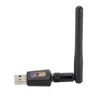 AC 600MBPS 600M USB WIFI ADAPTER 2.4G/5GHZ Dual Band مع الهوائي Dongle LAN 802.11AC/A/B/G/N