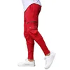 Pantalons pour hommes Automne Pur Coton Joggers Hommes À La Mode Fermeture À Glissière Décoration Poches Salopette Pantalon Pour L'exercice Sportswear308c