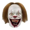 Dropship Halloween 마스크 실리콘 영화 Stephen King039s It 2 ​​Joker Pennywise 마스크 전체 클럽 파티 마스크 끔찍한 코스프레 4721463