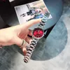 2021 New Rose Gold Three Needle Series Luxury Mens Watches Quartz Watch Designer Watches DI 브랜드 스틸 벨트 패션 걸 액세서리