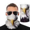 USA American Flag National Bird Print Magic Scarf Multifunctional Face Mask Outdoor Sports Wristband Anti-mosquito 10colors