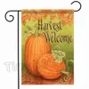 Automne citrouille drapeau feuille d'érable Thanksgiving Garden Flag cour bienvenue FALL flag yard Bannière Drapeaux 45 * 30CM T2I51366