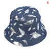 Sombrero de copa de doble cara para hombre, sombreros de cubo con plumas, informal, para parejas, visera de sol, marea femenina, salvaje, 292J