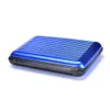10色アルミニウムビジネスIDクレジットカード財布防水RFIDカードホルダーポケットケースボックス高速輸送クレジットカード