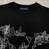 刺繍のロゴフラワーTシャツの男性デザイナーTシャツの綿のTシャツは男知のTシャツスリムフィットユニセックス特大のTシャツ最高のバージョン