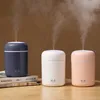 Portable 300ml Humidifiers Mini Ultrasonic Car Purifier Romantic Soft Light Essential Oil Diffuser Cool Mist Maker