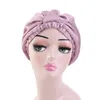 Silky Bonnet для женщин двойного слоя Satin День Ночь сна Cap Сплошной цвет Headwrap дамы крышки волос макияж Головных уборов Hat моды