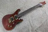 Guitare électrique personnalisée 24 SE, qualité supérieure, Tran Red Quilt Birds, guitare HSC