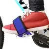 1Pair nylon cykelpedalband Toe Clip Foot Strap Belt Adhesivel Cykelpedal Tape Fast Gear Bike Cykel Cover