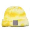 Unisex Tiedyed Beanies Winter Knitted Beanies Warm Hats Beanies Casual Hats Caps For Men Women DHL 3724224