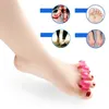 Toe correzione deformità del piede di massaggio di cura dita dolore del piede Relax punta color sovrapposti separatore Smalto utensili