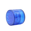 50mm Plastic Herb Grinder Smoking Tobacco Grinders Spice Crusher Hand Crusher Color Randomly for Dry Herbs Cigarette Crushers