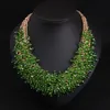 High Quality Z Fashion Necklace XG134 Collar Bib Necklaces Pendants Chunky Crystal Statement Necklace Jewelry For Women2408044