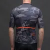 Spexcel 2020 New Camouflag Aero Cycling Jersey Shortlebe Road MTBサイクリングシャツの空力縞袖と背中