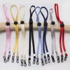 Ajustável Máscara Facial Lanyard Handy Titular Conveniente Rope Anti-perdida Máscara Anti-queda de suspensão Neck Rope Halter Ropes WB2694