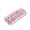 New Winter Warmer Ear soft rabbit fur Headband leopard Turban Women Wide Stretch Hairband Headwrap Hair Accessories