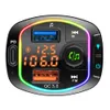 Car Auto Electronics Bluetooth 5 0 FM Transmitter Wireless Hands Audio Audio Mp3 Player 2 1A