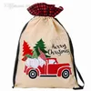 クリスマスの装飾林老人車の車のギフトバッグ子供ギフトキャンディーバッグクリスマスバッグパーティー用品T500126