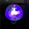 미니 밤 빛 꿈 창조적 인 크리스탈 랜턴 전구 크리스마스 다채로운 LED 전구 바 웨딩 단계 점멸 장비