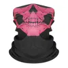 Mens Halloween Skull Face Mask Fashion Trend Breathable Sports Bandana Scary Face Designer Hiking Running Neck Gaiter Cover Headband Mask