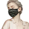 Adult Designer Face Mask (10pcs/pack) Disposable Masks fashion Earloops protective Mask 3 layers Leopard Camouflage 50 models in stock