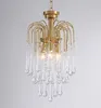 Włoski szklany kropla wody LED żyrandol amerykański retro wejście wisiorek lampa sypialnia lampa salon jadalnia jadalnia wisiorek światła