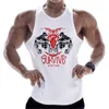 New 2019 Brand Bodybuilding Stringer Tank Tops Men Fitness Singlets Gyms Clothing Mens Sleeveless Shirt Vest MX200815