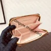 TOP. M60067 ZIPPY COIN PURSE Designer Fashion Women Zipped Card Holder Key Pouch Cles Mini Pochette Accessoires Luxury Sarah Clemence Wallet