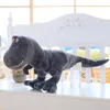 Dev doldurulmuş dinozor oyuncak iki renkli doldurulmuş dinozor yastık yastık çocuk Noel doğum günü partileri için hediyeler için