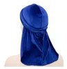 Unisex 벨벳 Durags Bandana Turban Hat 해적 모자 가발 Doo Durag Biker Headwear Headband 해 적 모자 헤어 액세서리 DHC3984