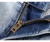 Herren-Jeans, modische Herren-Cargo-Denim-Shorts mit mehreren Taschen, gerade, schmale Passform, lässige kurze Hose für Männer, gewaschen, Größe 29–38277h