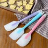 Bake Gadget Silicone Kitchen Accessories Sempless Spatula Butter Cream Scraper Brush Baking Maker 6Colors LX33296369482