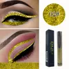 16 Cores Glitter Liquid Eyeliner Single Haste como portátil brilhante e duradoura Liner Eyler Beauty Makeup Cosmetic Tool1628733