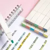 6/12pcs/set Super Soft Color Highlighter Pen Morandi Pastel Colors Brush Tip Fluorescent Marker Pen for Office School Supplies1