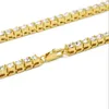 Herren Gold Silber verfahren 2030 Zoll 1 Reihen Simulierte Diamantbling -Tenniskette Halskette Hip Hop Schmuck G018068286